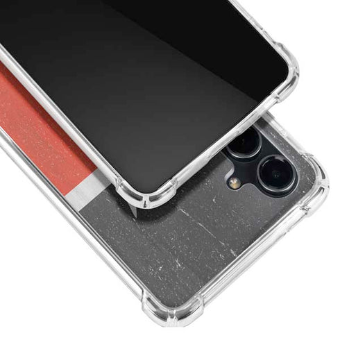 Kenya Flag Distressed Galaxy S23 FE Clear Case